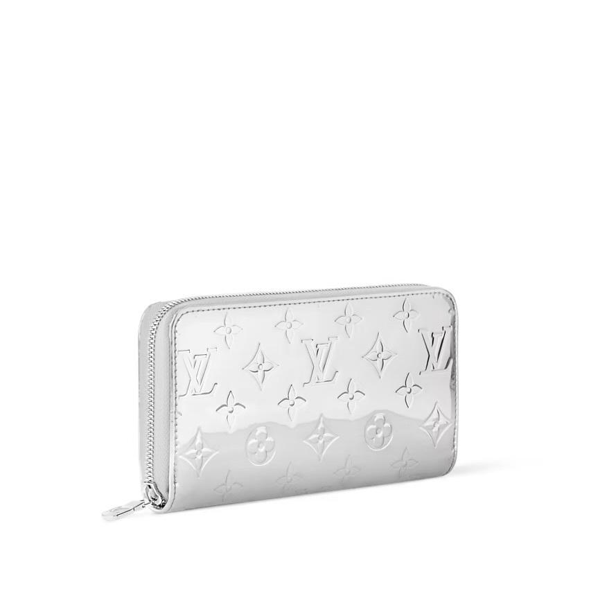 LOUIS VUITTON ラウンドファスナー長財布 シルバー ジッピー ウォレット M83543