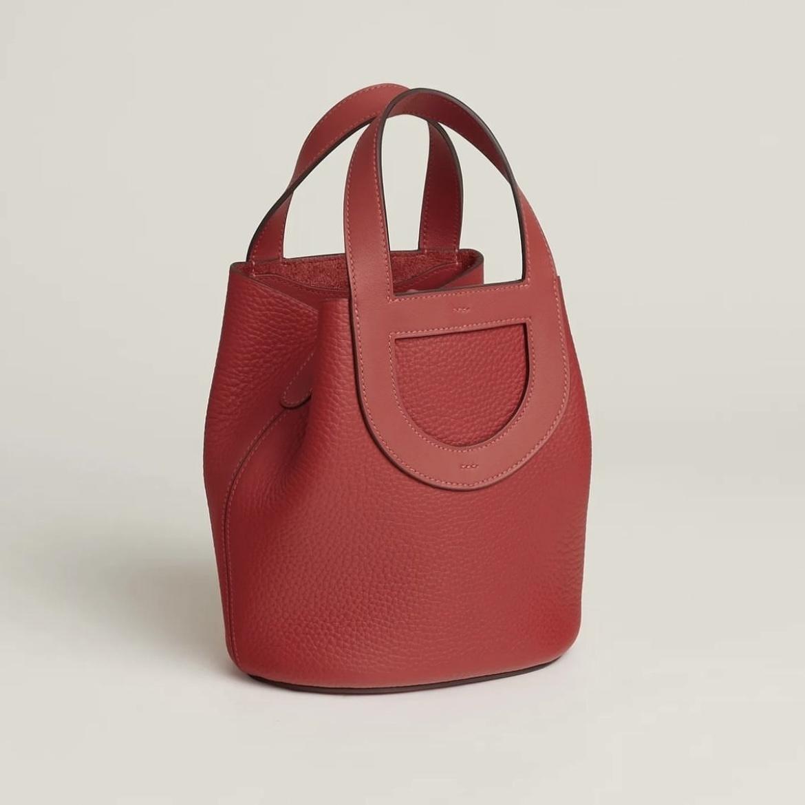 エルメス インザループ 18/23 レッド トリヨンクレマンス ヴォースイフト ハンドバッグ H084274 39