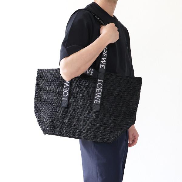 ロエベ Fold Rafia Shopper ショッピングバッグ ハンドバッグ ショルダーバッグ メンズ B507X23X10 1100