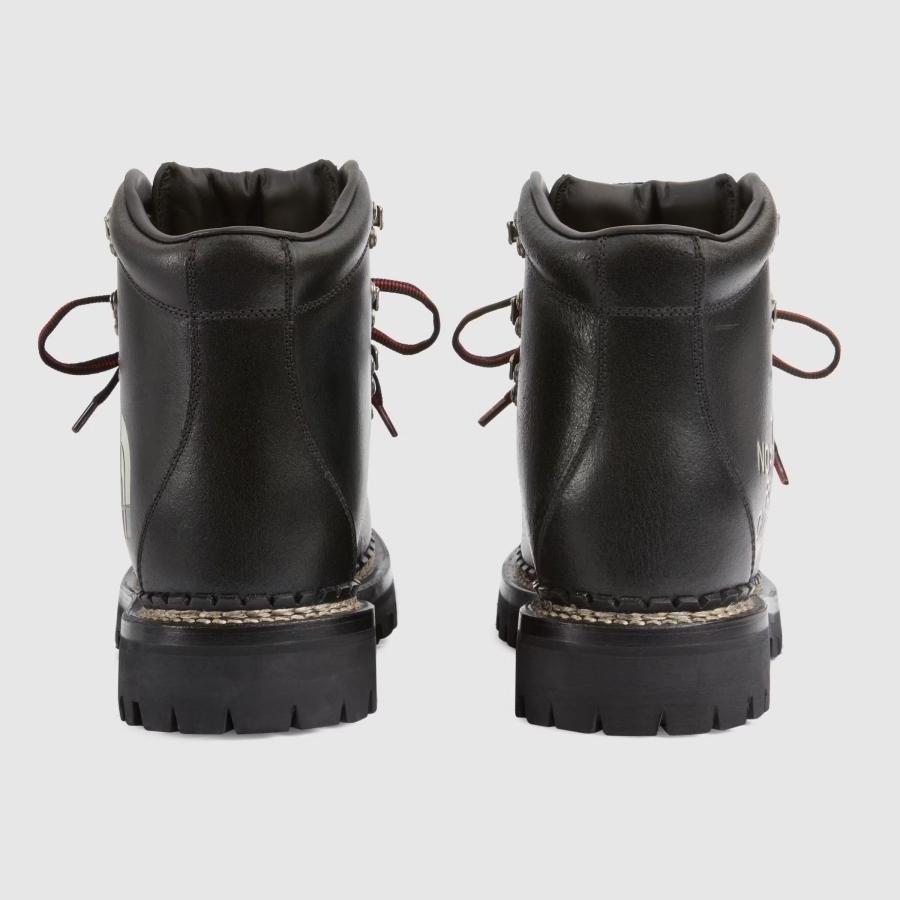 グッチ GUCCI x The North Face ウィメンズ アンクルブーツ 655398 17U10 1000