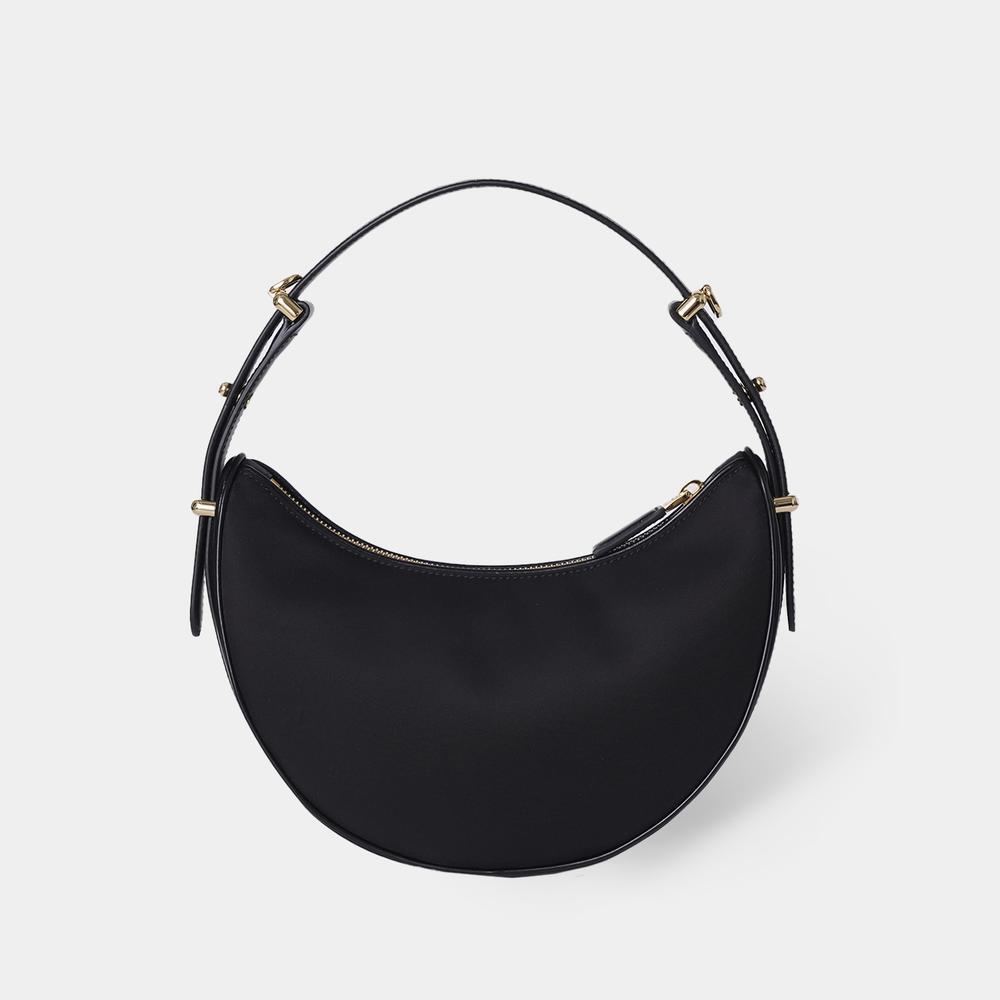 プラダ アーチ型ミニショルダーバッグ Re-Nylon & ブラッシュドレザー 1BC199_R789_F0002_V_OOO