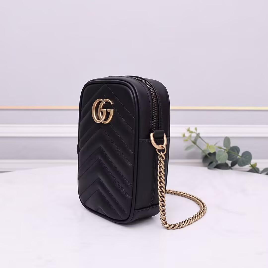 グッチ後払い GGマーモント ミニ バッグ ショルダーバッグ ‎598597 DTDCT