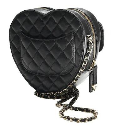 シャネル CHANEL ハート バッグ ラムスキン ロゴ AS3191 B07958 94305