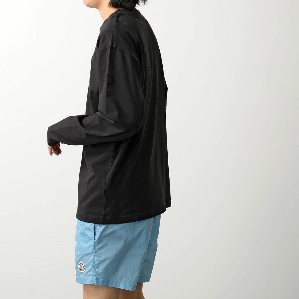 モンクレールTシャツ  メンズ 長袖 カットソー ロゴT ロンT アイコンパッチ クルーネック コットン 8D00012 829HP 998