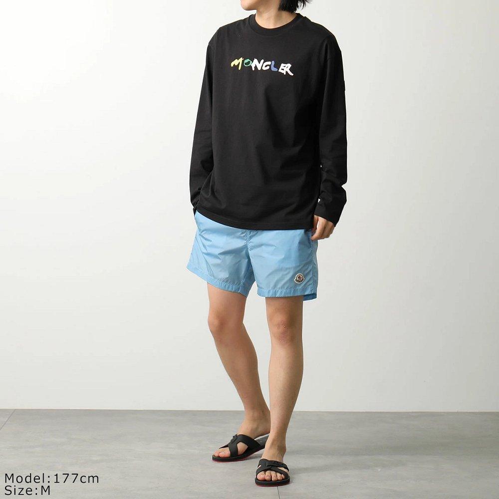 モンクレールTシャツ  メンズ 長袖 カットソー ロゴT ロンT アイコンパッチ クルーネック コットン 8D00012 829HP 998