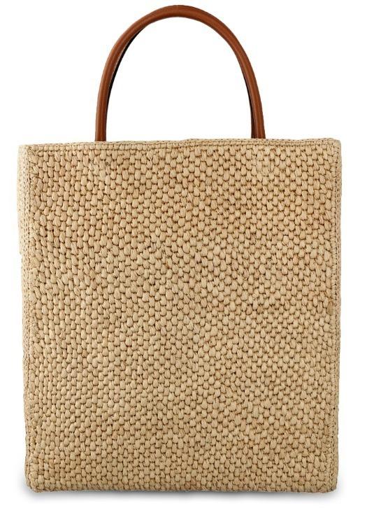 ロエベ STANDARD TOTE A4 RAFIAA スタンダード トートバッグ ショルダーバッグ 2way ラフィア レザー レディース A563R18X02