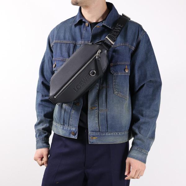 ロエベ Convertible Sling ボディバッグ クロスボディ ウエストバッグ ベルトバッグ メンズ B777NCNX01 1100