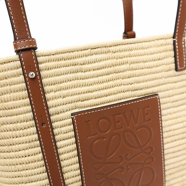ロエベ Small Square Basket bag ショルダーバッグ かごバッグ アナグラム レザー レディース A223099X02 9943