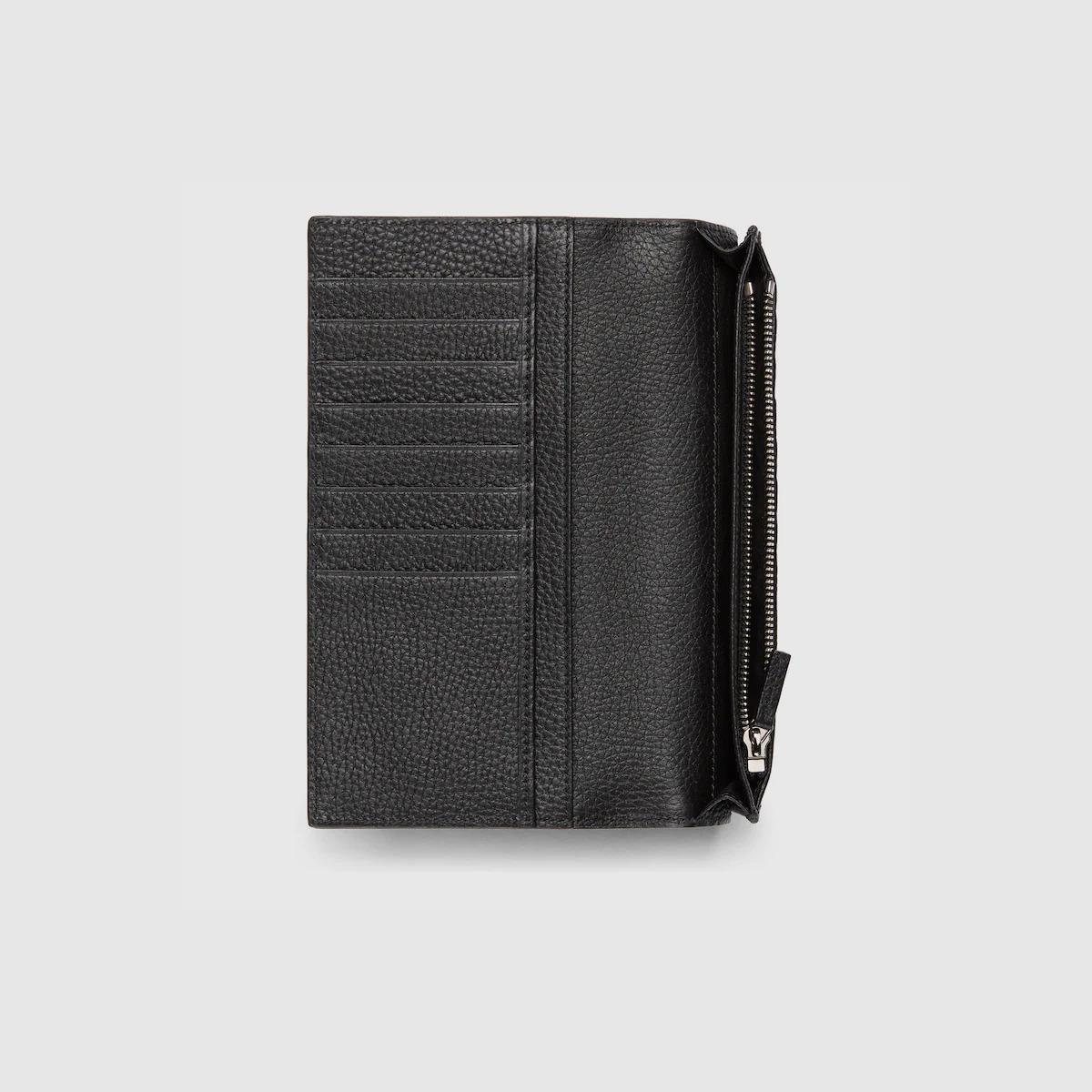 グッチ後払い ロゴ ロング ウォレット 二つ折り長財布 メンズ 795296 AABXM 1000