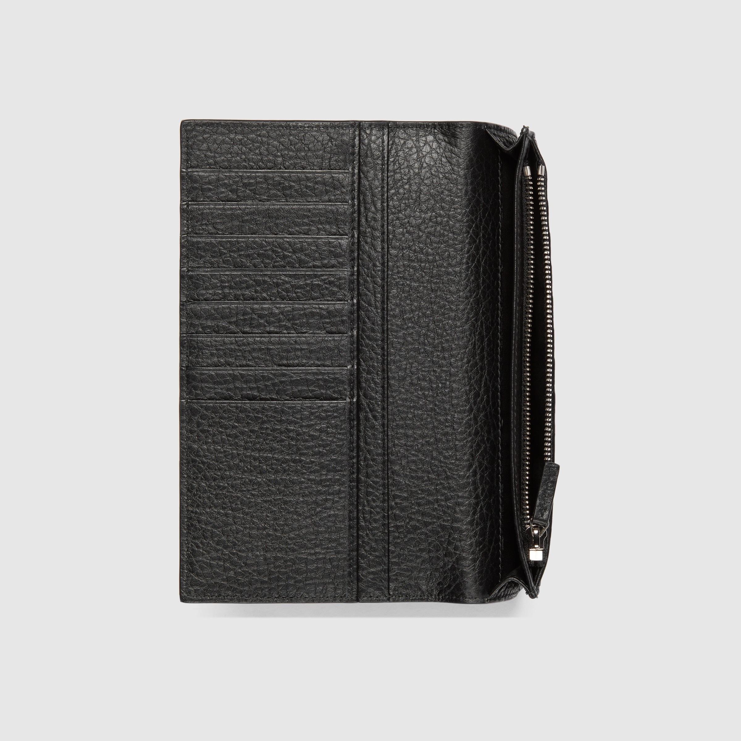 グッチダブルG ロング ウォレット 二つ折り長財布 メンズ 795331 AADD7 1000