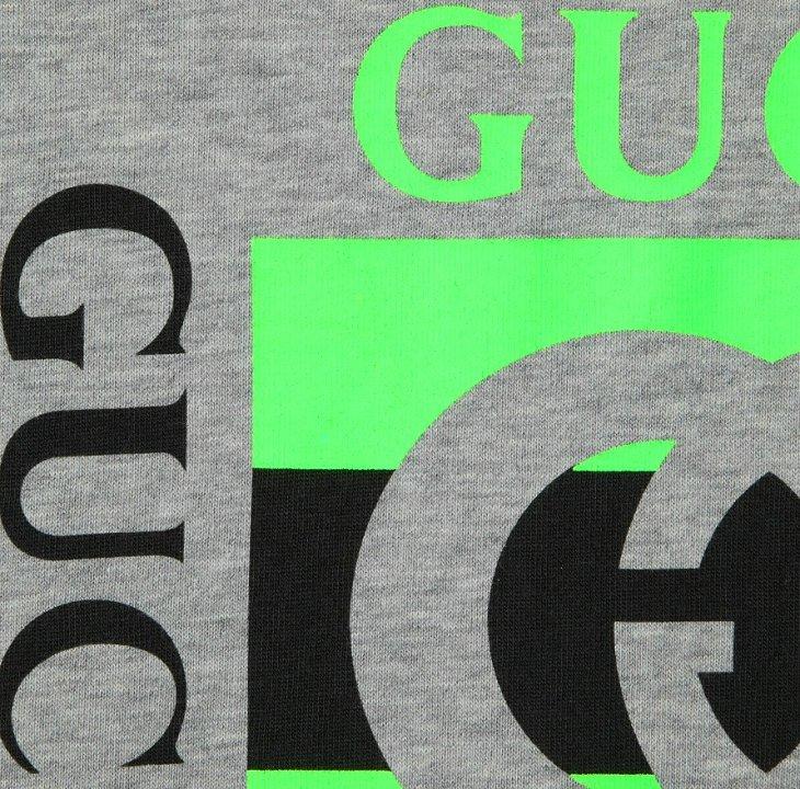GUCCI プリント コットンジャージー Tシャツ 784361 XJGNA 1232