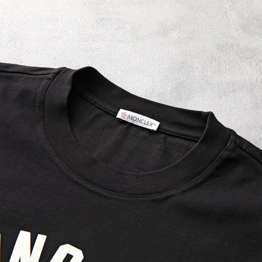 モンクレールTシャツ メンズ 半袖 クルーネック カットソー コットン ロゴ アイコンパッチ 8C00058 8390T 999