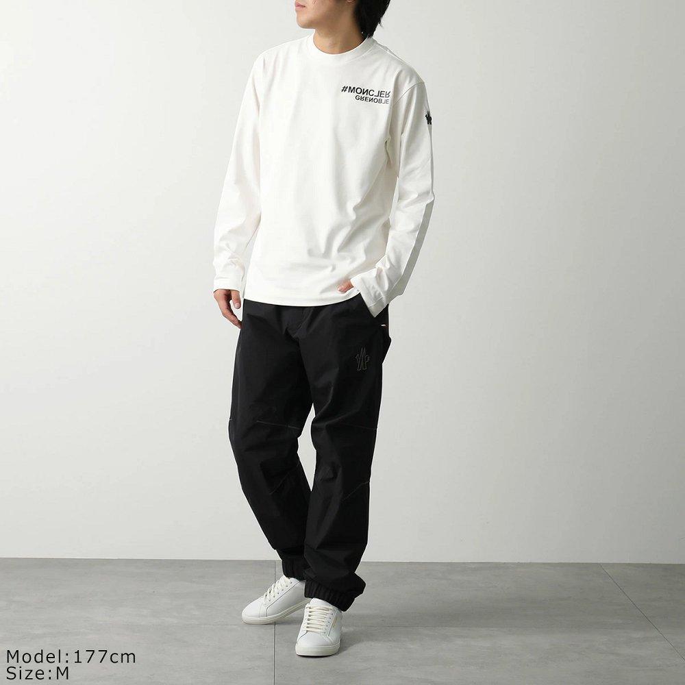 モンクレール グルノーブル Tシャツ メンズ 長袖 ロンT ロゴ コットン クルーネック 8D00006 83927 041
