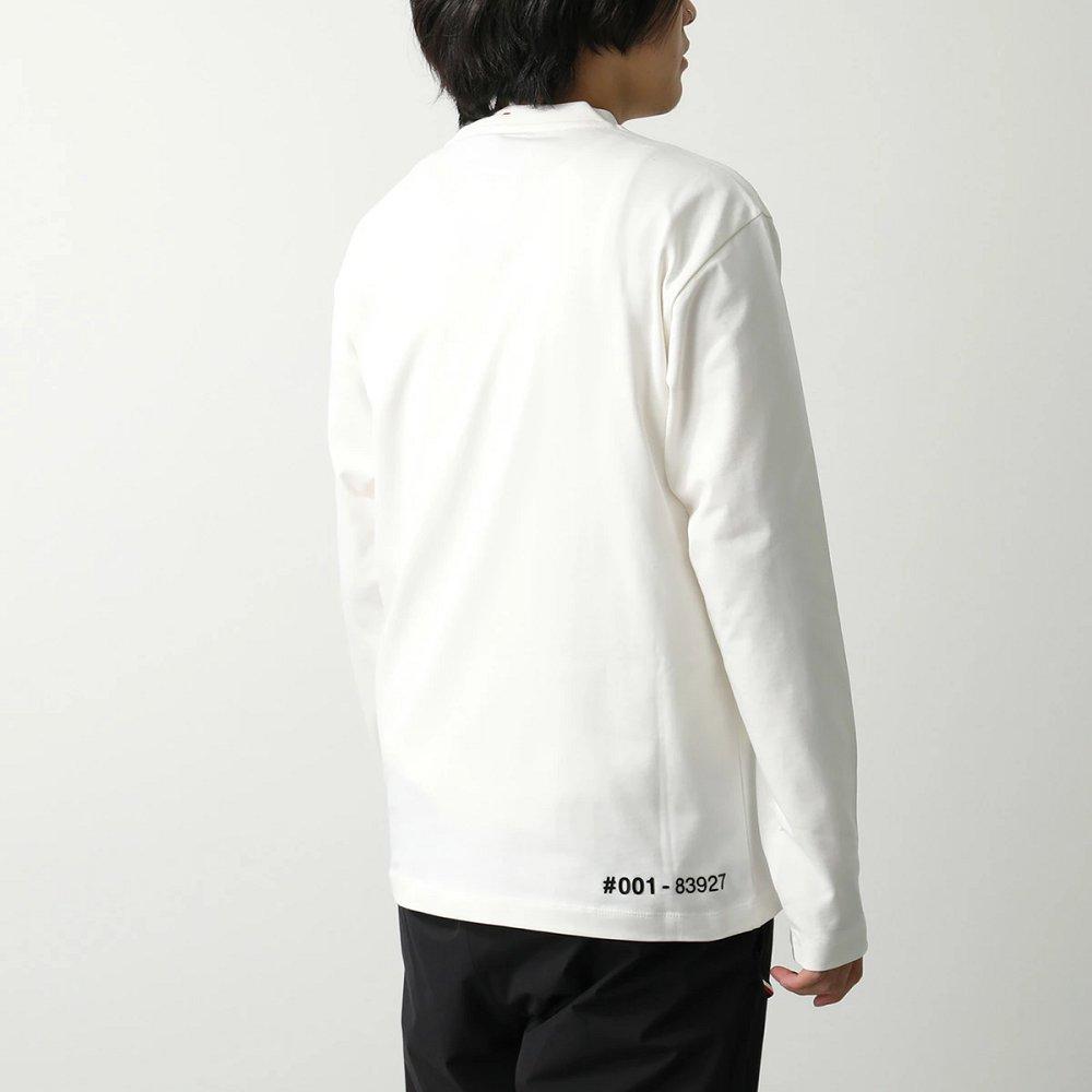 モンクレール グルノーブル Tシャツ メンズ 長袖 ロンT ロゴ コットン クルーネック 8D00006 83927 041