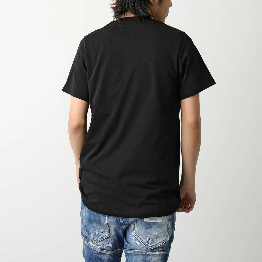 モンクレール Tシャツ メンズ 半袖 クルーネック カットソー コットン ロゴ アイコンパッチ 8C00069 83927 999
