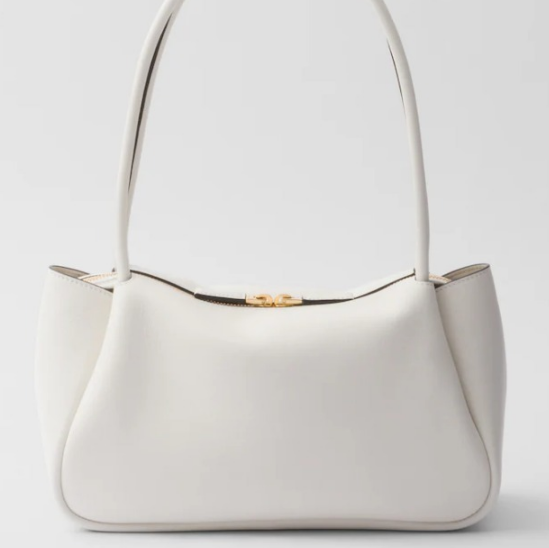 PRADA後払い ミディアム レザー ハンドバッグ レディース キャメル 1BA444_2CYS_F0009_V_OVO