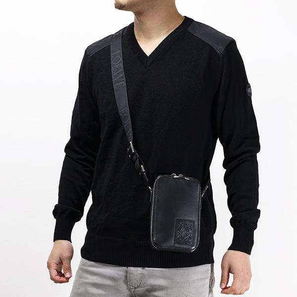 ロエベ Vertical Crossbody Pocket ショルダーバッグ クロスボディバッグ アナグラム メンズ C565S59X01
