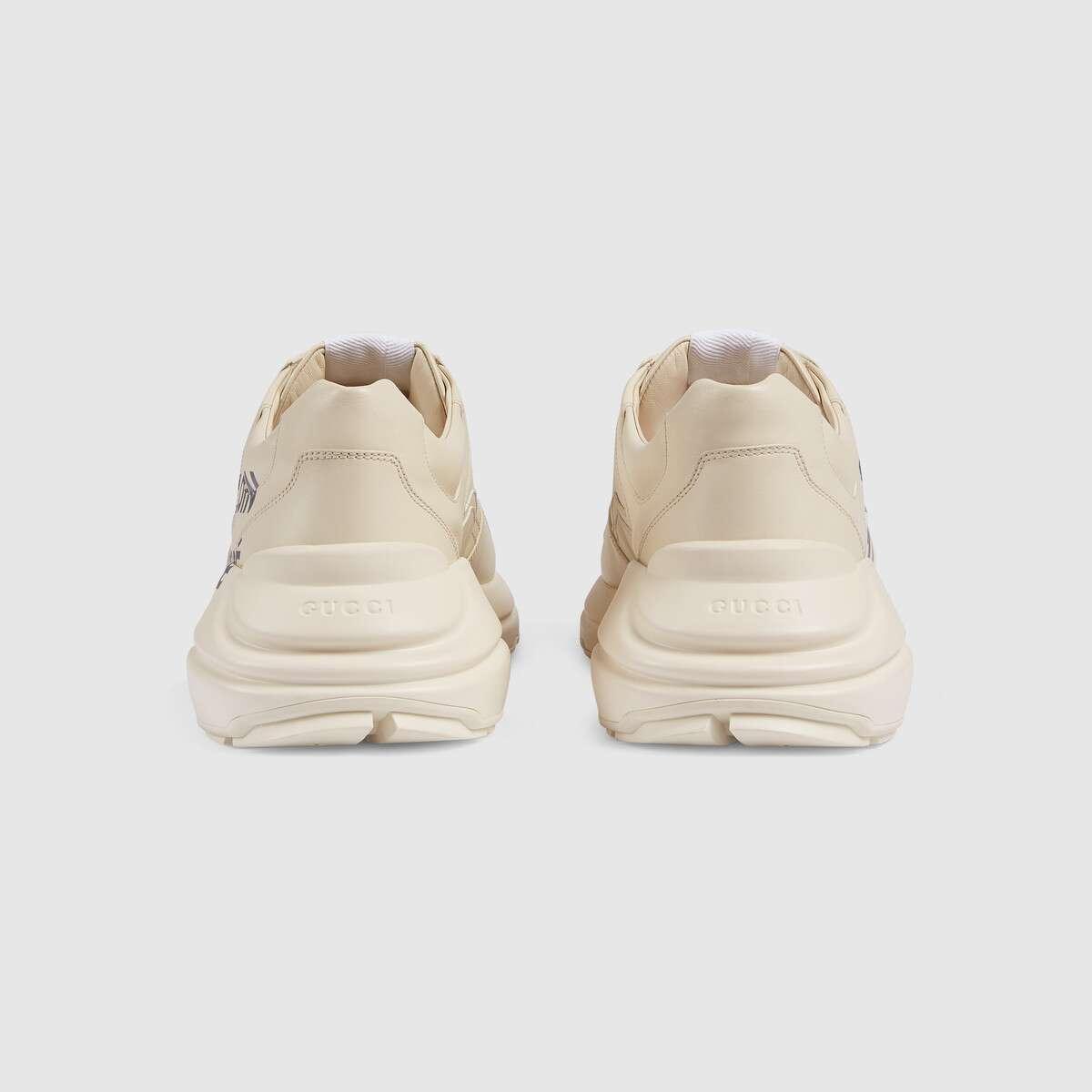 グッチ GUCCI ライトン メンズ アンカープリント レザー スニーカー 598631 DRW00 9522