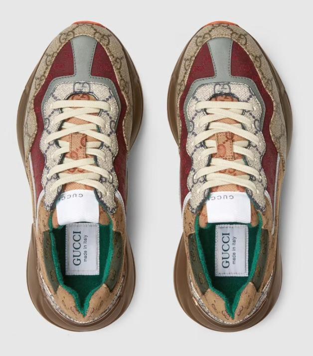 グッチ GUCCI ライトン GG ウィメンズ GUCCI ロゴタグ付 スニーカー 620185 99WG0 6060