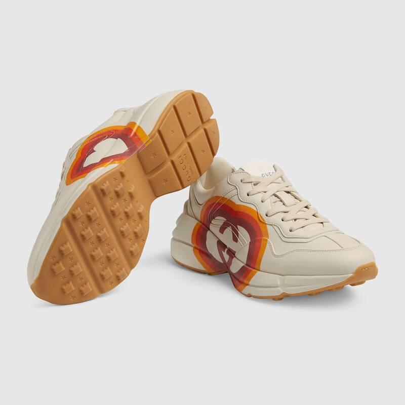 グッチ GUCCI GGプリント ハート スニーカー 550049 DRW00 9022