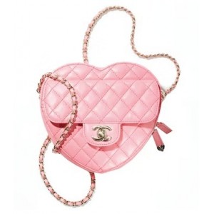 シャネル CHANEL ハート バッグ ラムスキン ロゴ AS3191 B07958 NH621