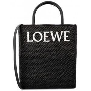 ロエベ後払い STANDARD TOTE A4 RAFIAA スタンダード トートバッグ ショルダーバッグ 2way ラフィア レザー レディース A563R18X04 1102