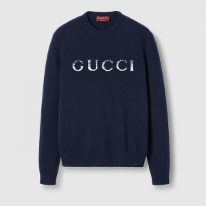 グッチ インターシャ ウール セーター 795834 XKD7K 4594