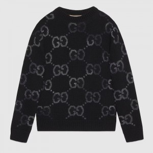 グッチ GGインターシャニットセーター ロゴ 770509 XKDSJ 1152