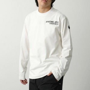 モンクレール グルノーブル Tシャツ メンズ 長袖 ロンT ロゴ コットン クルーネック 8D00006 83927 041