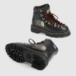 グッチ GUCCI x The North Face ウィメンズ アンクルブーツ 655398 17U10 1000