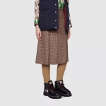 グッチ GUCCI x The North Face ウィメンズ アンクルブーツ 655398 17U10 1000