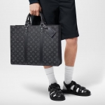 Louis Vuitton モノグラム エクリプス サックプラ 24H ビジネスバック トートバッグ M47059
