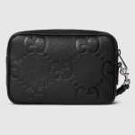 GUCCI ジャンボGG スモールポーチ ブラック ‎802148 AABY0 1000