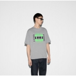 GUCCI プリント コットンジャージー Tシャツ 784361 XJGNA 1232