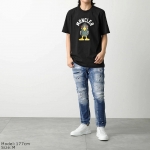 モンクレールTシャツ メンズ 半袖 クルーネック カットソー コットン ロゴ アイコンパッチ 8C00058 8390T 999