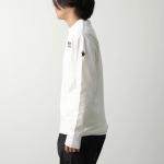 モンクレール グルノーブル Tシャツ メンズ 長袖 ロンT ロゴ コットン クルーネック 8D00006 83927 041