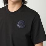 モンクレール Tシャツ メンズ 半袖 クルーネック カットソー コットン ロゴ アイコンパッチ 8C00069 83927 999