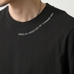モンクレール 半袖 Tシャツ メンズ クルーネック ロゴ コットン 8C00044 8390T