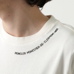 モンクレール 半袖 Tシャツ メンズ クルーネック ロゴ コットン 8C00044 8390T