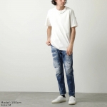 モンクレール 半袖 Tシャツ メンズ クルーネック ロゴ コットン 8C00044 8390T