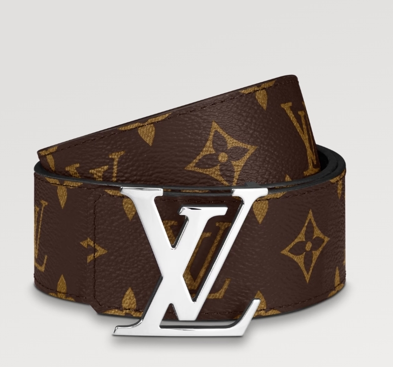  Louis Vuitton後払い ベルト LV モノグラム 茶 メンズ M9821E