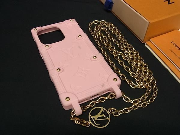 LOUIS VUITTON リ・トランクiphone13pro Max R－TPU素材 ピンク アイフォンケース アイフォンカバー レディース M82082