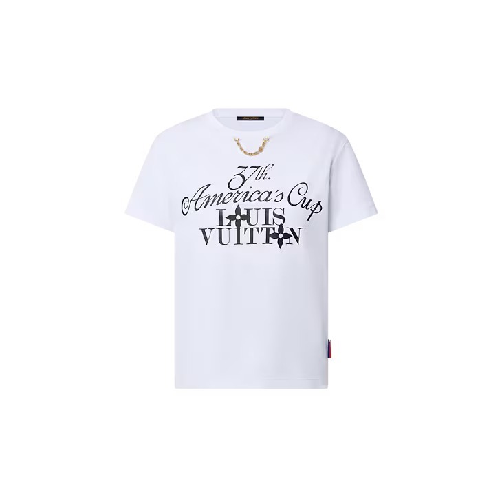 ルイヴィトン LV x AC Tシャツ クラシカル チェーン 1AFZVP