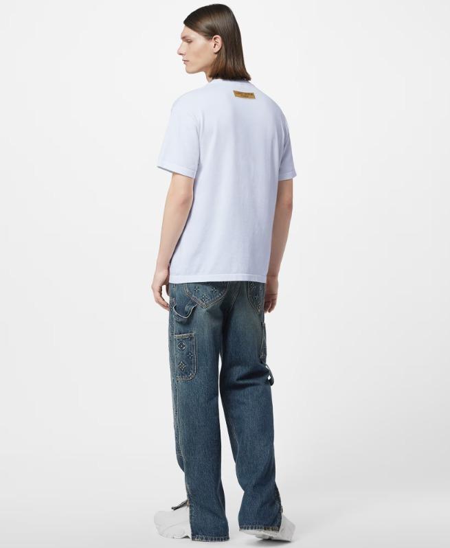 LOUIS VUITTON ショート スリーブ  Tシャツ テクニカルコットンジップタンクトップ  1ABJ8F