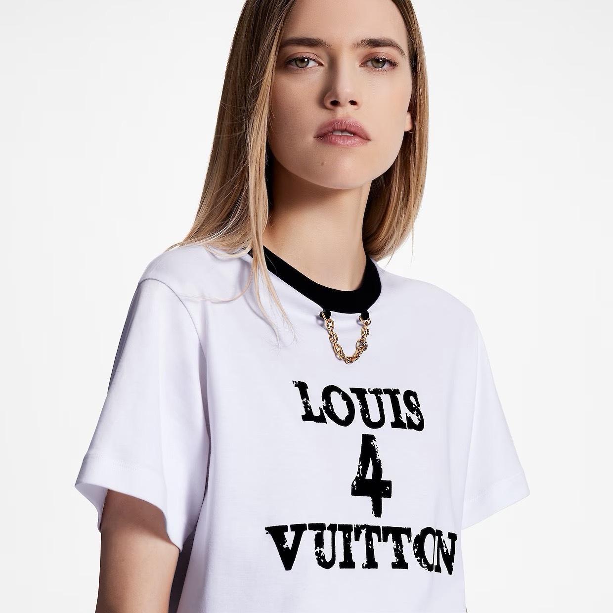 ルイヴィトン Louis 4 Vuitton Tシャツ 半袖 1ABCV3 1ABIQ9
