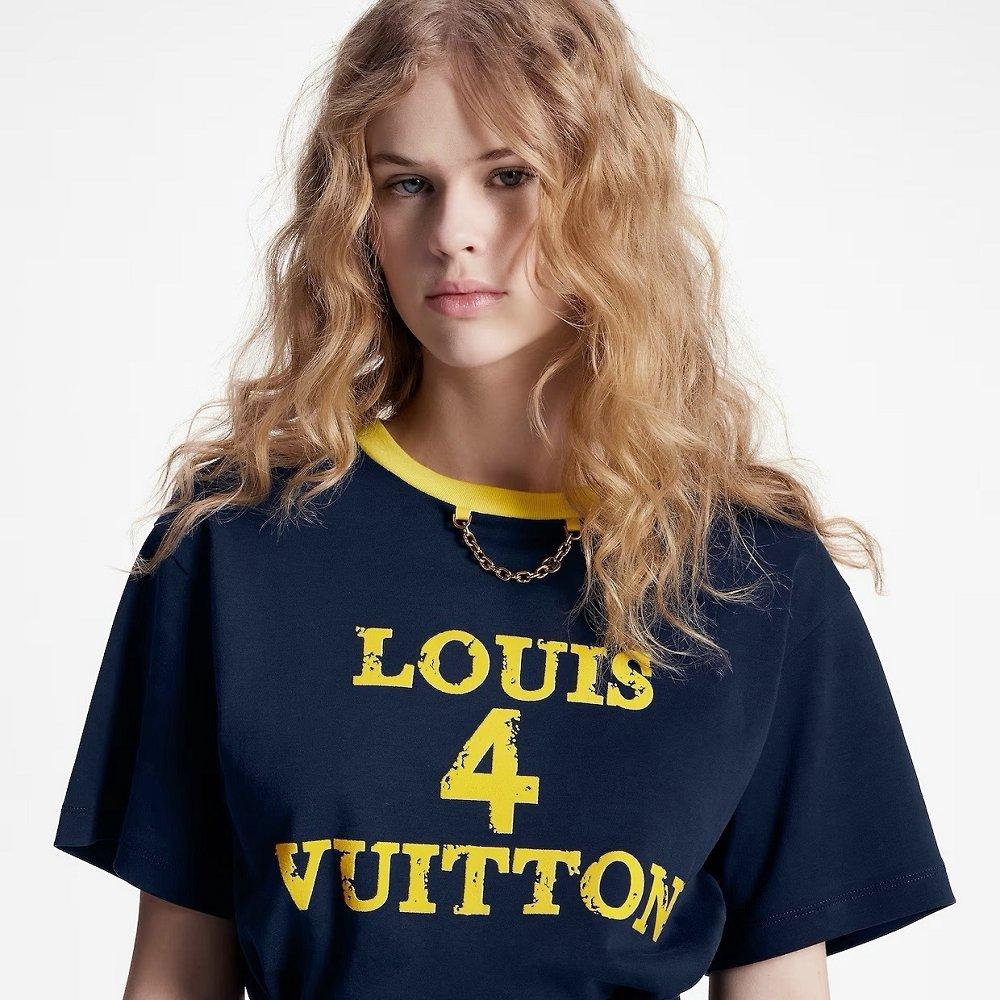 ルイヴィトン Louis 4 Vuitton Tシャツ 半袖 1ABCV3 1ABIQ9
