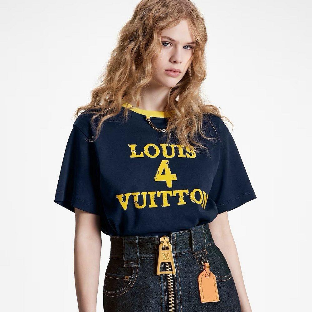 ルイヴィトン Louis 4 Vuitton Tシャツ 半袖 1ABCV3 1ABIQ9