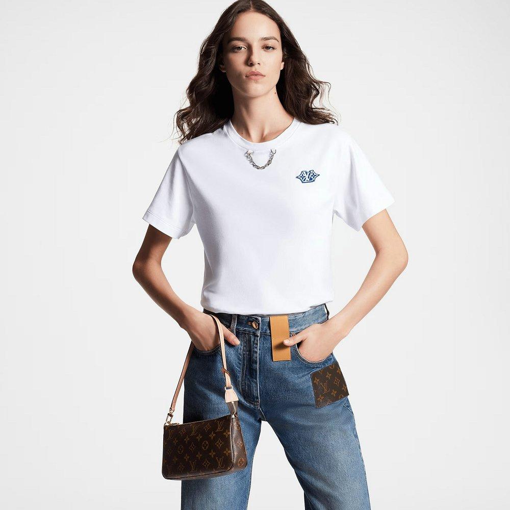 Louis Vuitton カジュアル LVパッチTシャツ ホワイト 1ABT4H