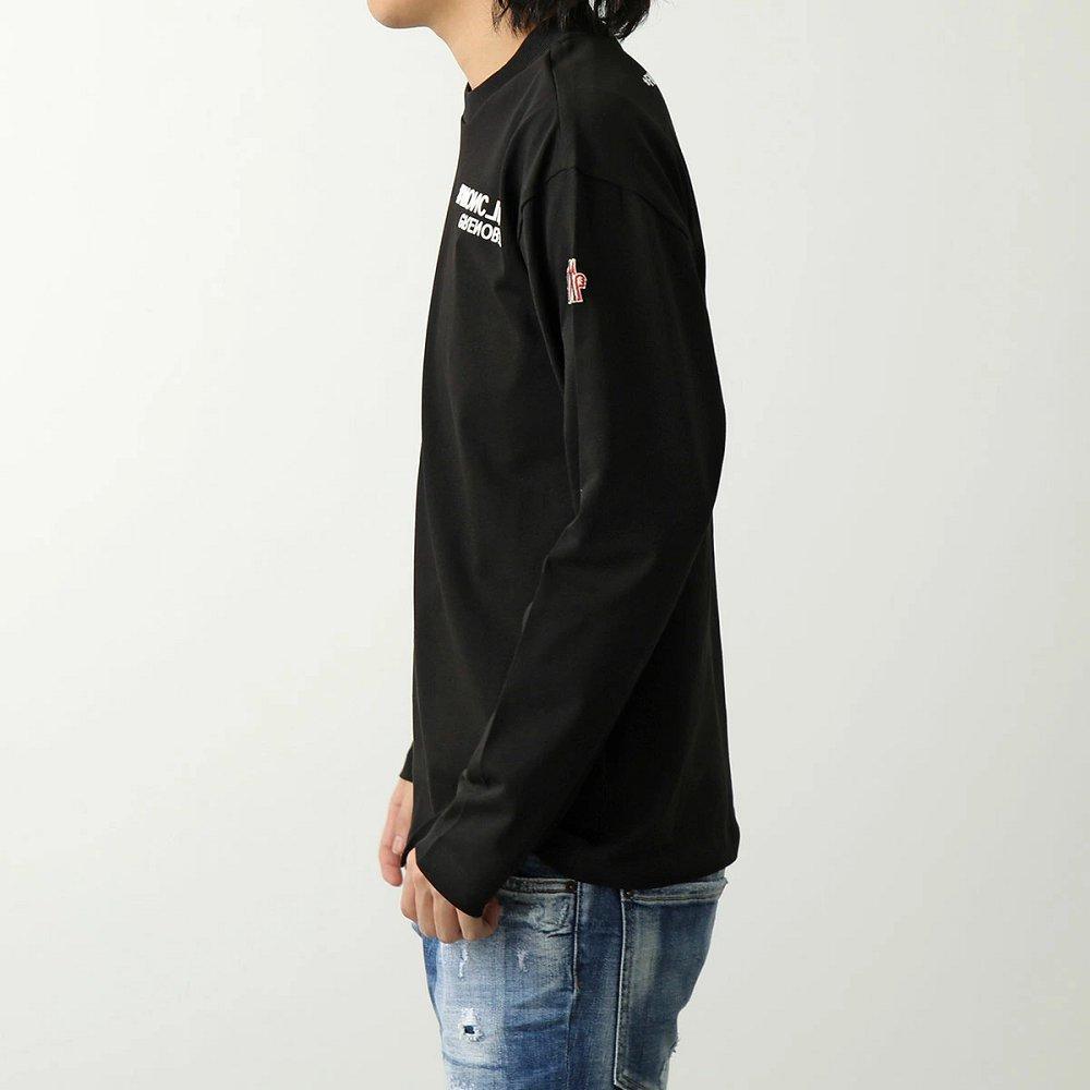 モンクレール グルノーブル 長袖 Tシャツ メンズ ロンT ロゴ コットン クルーネック 8D00001 83927 999