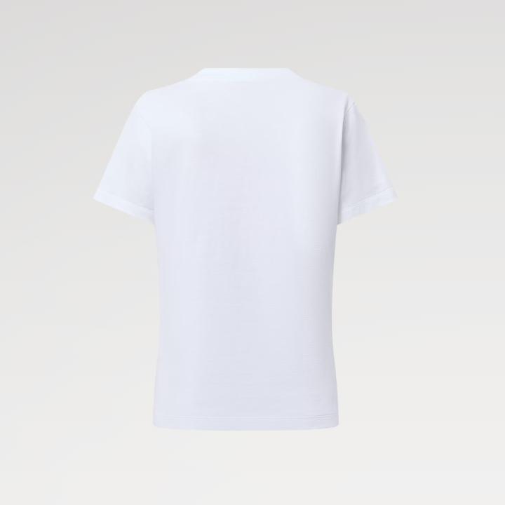 ルイヴィトン トラベルスタンプ フラワー Tシャツ レディース 1AGDCS